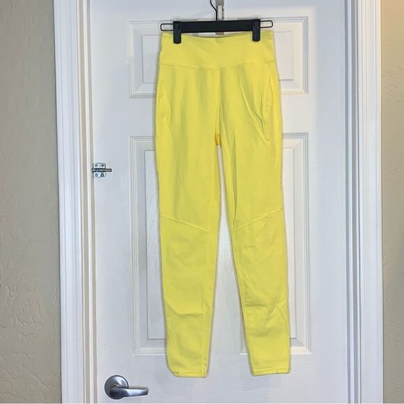 LA Hearts by Pacsun Activewear Leggings Yellow Size XS - Picture 1 of 8
